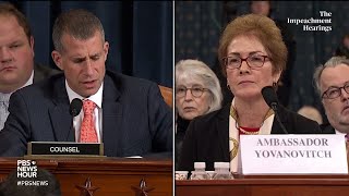 WATCH: Amb. Yovanovitch disputes idea that there was Ukrainian effort against Trump election