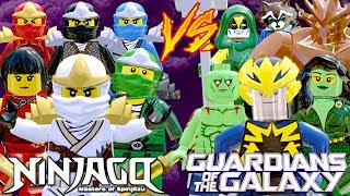 NINJAGO VS GUARDIÕES DA GALÁXIA - LEGO Marvel Super Heroes | Briga de Heróis #161