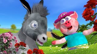 Серенький, маленький ослик - детские песни | Детское Королевство