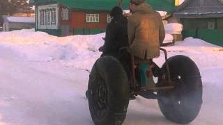 Снегоход из мотоцикла Иж