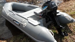 Лодочный мотор Гладиатор  9.9-15. Обзор, обкатка.