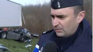 Beire-le-Fort, accident sur l'A39: deux morts, deux blessés graves et un blessé léger