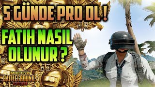 PUBG MOBILE 5 GÜNDE FATİH VE PRO NASIL OLUNUR ? 11.SEZON %100 RANK KASMA VE PRO OYNAMA TAKTİĞİ !! #2