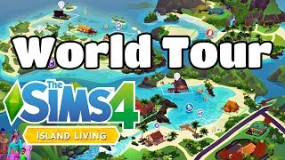 The Sims 4 Island Living Expansion Pack - Sulani World Overview and House Tours