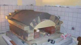 Construction of a woodfired pizza / bread oven