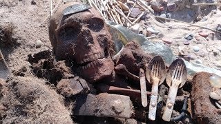Коп по войне/БРОШЕННЫЙ МЕРТВЫЙ НЕМЕЦ ВЕРМАХТ/раскопки вов/ww2 metal detecting/находки вов