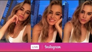 Sports Illustrated Swimsuit’s Model Tanya Mityushina via Instagram Live. (July 12, 2018)