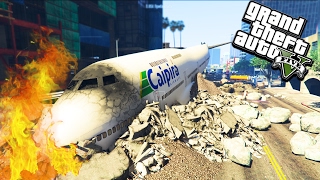 АВИАКАТАСТРОФА КРУШЕНИЕ ПАССАЖИРСКОГО САМОЛЕТА В ГТА 5 МОДЫ gta 5 mods