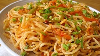 Китайская кухня_Лапша с овощами по китайски