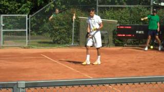 Grigor Dimitrov vs. Simone Vagnozzi at Marburg Open 2010 [2/3]