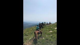 La via Marenca  trakking a cavallo da Lurisia a San Lorenzo al Mare