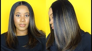 A Simple Slay | The Perfect Color Blend | Model Model Artist-214 Lace Front Wig | BO1B627