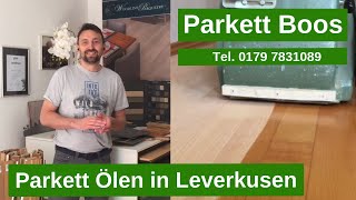 Parkett schleifen und Ölen in Leverkusen
