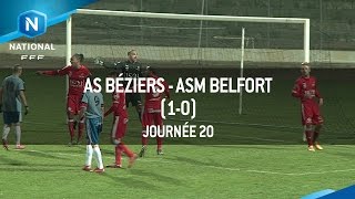 J20 : AS Béziers - ASM Belfort (1-0), le résumé