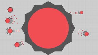 Trying to kill the dev -HUGE TANK! - DIEP.IO