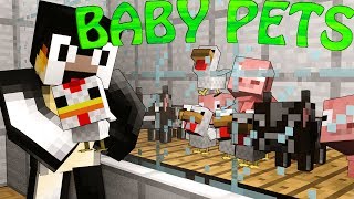 Minecraft | MUTANT BABY PETS MOD Showcase! (PETS MOD, BABY MOBS MOD, MUTANT BABIES MOD)