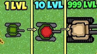 ЭВОЛЮЦИЯ ТАНКА ЧТОБЫ СОЗДАТЬ ТАНК СВОИМИ РУКАМИ В ИГРЕ TANK! 탱크키우기
