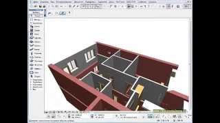 Уроки ArchiCAD архикад проблема стыковок стен