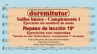 Tutorial música | Clases de solfeo para principiantes 19 (Repaso) | Aprenda a cantar por nota