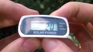 Вот он какой шагомер solar power hy-2t
