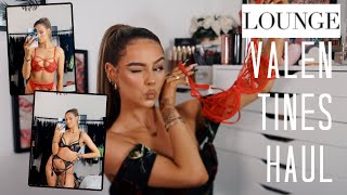 ULTIMATE VALENTINES DAY LINGERIE TRY ON HAUL | LOUNGE UNDERWEAR AD