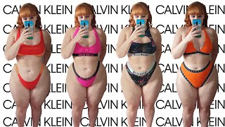 CALVIN KLEIN BIKINI TRY ON HAUL | CURVY/PLUS SIZE