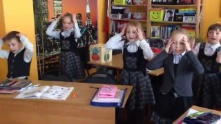 Физкульт-минутка на уроке английского языка во 2 классе! 26 апреля 2016)