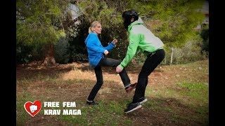 Free Fem Krav Maga v.08. Фронтальный удар ногой