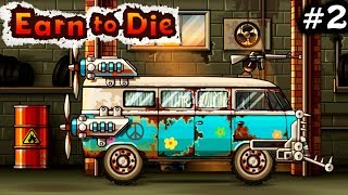 ДАВИТЬ ЗОМБИ #2 Earn to Die РЕЖИМ ИСТОРИИ игра как мультики про машины от ПАПА ФАН 2 cars for kids