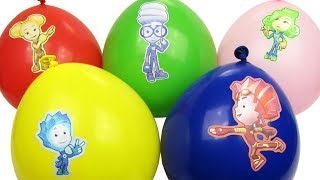 Открываем большие яйца Киндер Сюрприз с сюрпризом Фиксики. "The Balloons surprise Show"