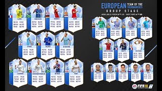 FIFA 18 | TEAM OF THE GROUP STAGE! | INSANE TEAM OF THE TOURNAMENT CARDS! | ST RONALDO!!!!