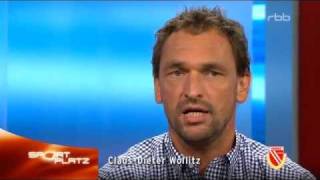 RBB - Sportplatz +++ Claus Dieter "Pele" Wollitz  im Interview