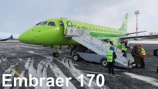 Перелет Пулково - Ярославль на Embraer 170 S7 Airlines