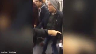 Мигранты устроили драку в метро мюнхена приставая к женщинам , напали на пенсионера.