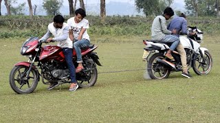 Pulsar 150 bs4 vs apache 160 power test