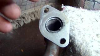 Автомото глушитель -сделать прокладку.Покраска состав сд.сам.Muffler-manufacturing gaskets