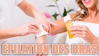 Technique d'épilation des avant bras à la cire tiède