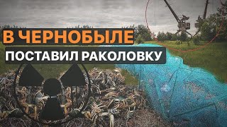 Поставил раколовку в Чернобыле