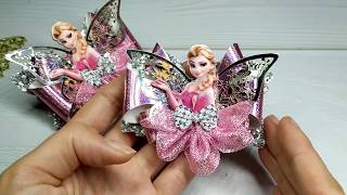 Резинки Канзаши "Принцессы"/ DIY Scrunchy with Kanzashi flowers