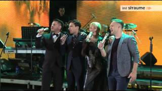 Laima Vaikule, Intars Busulis, Jānis Stībelis un Andris Ērglis - Jurmala 08.07.2015