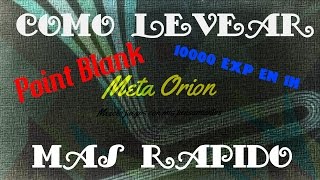 Cómo subir de nivel más rápido (10.000 EXP en 1h) - PointBlank