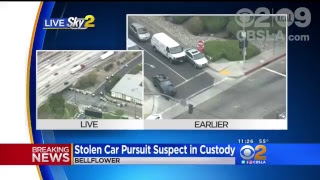 WATCH LIVE: Police Chase Driver In Stolen Car