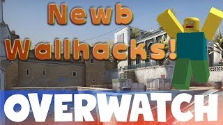 New Player Tries to Wallhack! CS:GO OVERWATCH
