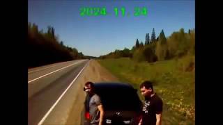 Ваще беспредел дорожный! Развод дальнобойщика!