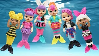 Play Doh Mermaids LOL Surprise Dolls Inspired Costumes