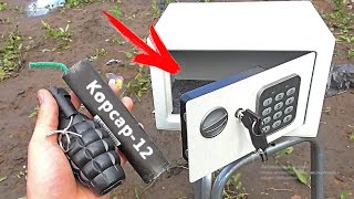 ✅ ТОП 10 ПЕТАРД В СЕЙФЕ ? СЕЙФ + БОЛЬШАЯ ПЕТАРДА ? КОРСАР 12 рвет метал в пыль!!!
