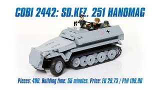[COBI 2442] Sd.Kfz. 251 Hanomag review & speed build