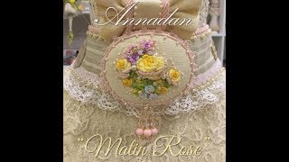 Мастер-класс ANNADAN Брошь Рококо