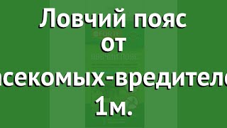 Ловчий пояс от насекомых-вредителей 1м. (Bona Forte) обзор BF45150011