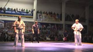 All Russian Championship 2012 Evgeny Andrushko vs Nazar Nasirov SHINKYOKUSHINKAI KARATE